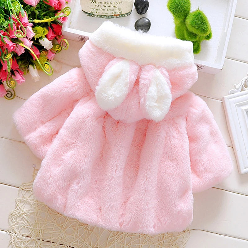 Cute Rabbit Plush Princess Jacket 