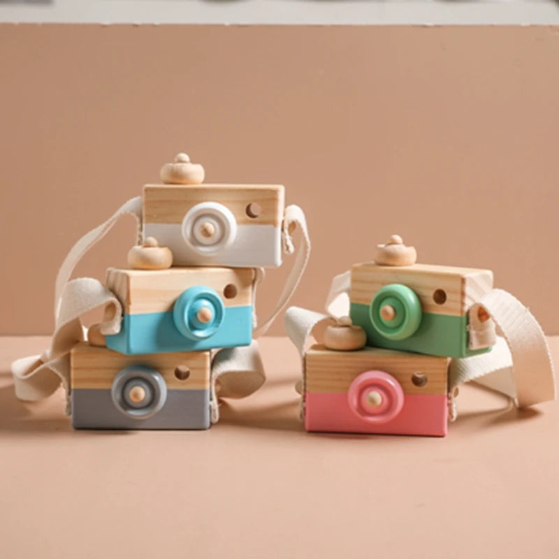 Wooden Camera Baby Toys 